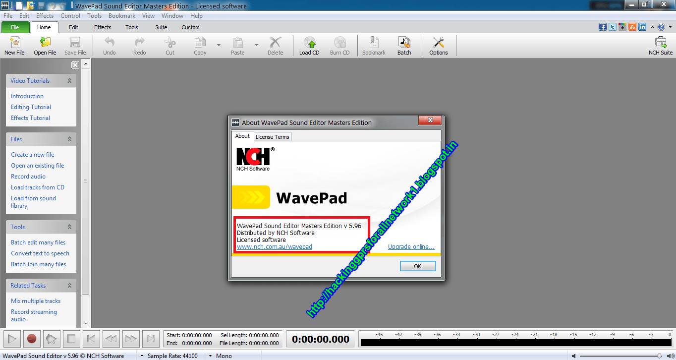 wavepad sound editor serial key free
