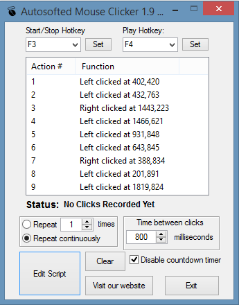 Automatic mouse clicker windows